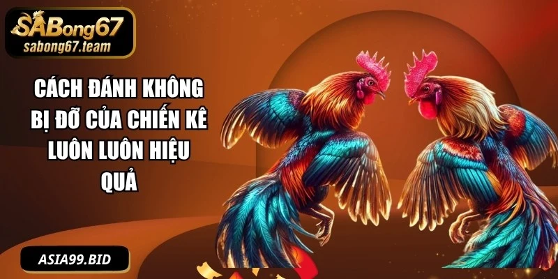 Cách Đánh Không Bị Đỡ Của Chiến Kê Luôn Luôn Hiệu Quả - JUKOVE.LOL