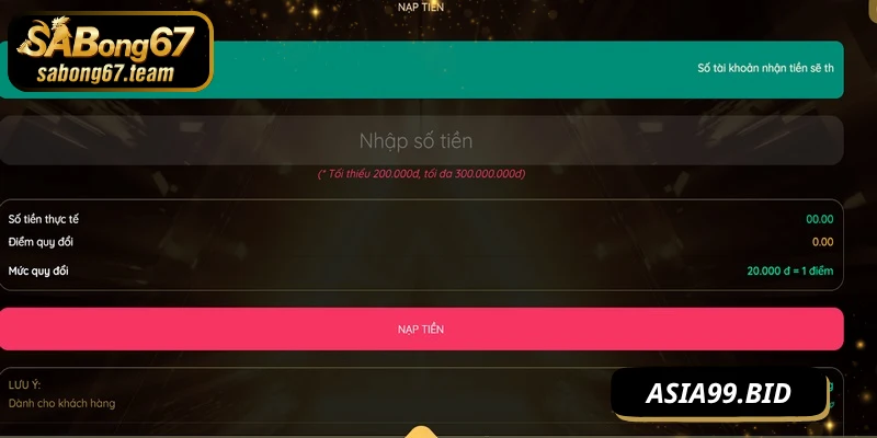 Hướng Dẫn Cách Nạp Tiền SABONG67 Nhanh Chóng Hiệu Quả - JUKOVE.LOL